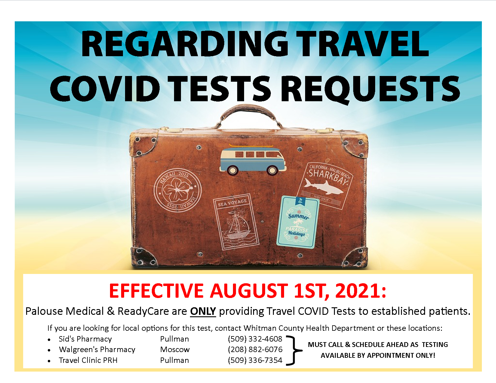 pearson covid travel requirements